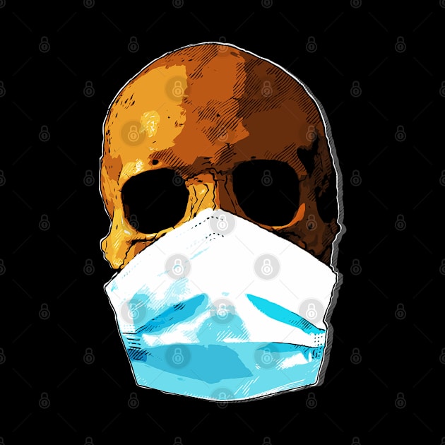 Skully Boy Face Mask by markoholic