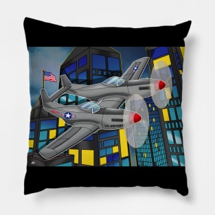 P-82 Twin Mustang Pillow