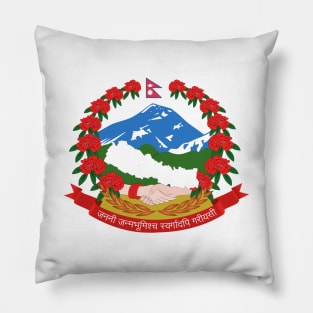 Emblem of Nepal Pillow