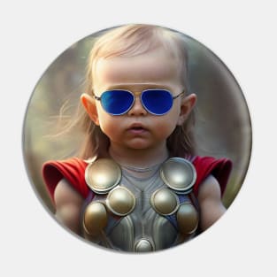 Thorsome Baby with Shades Pin