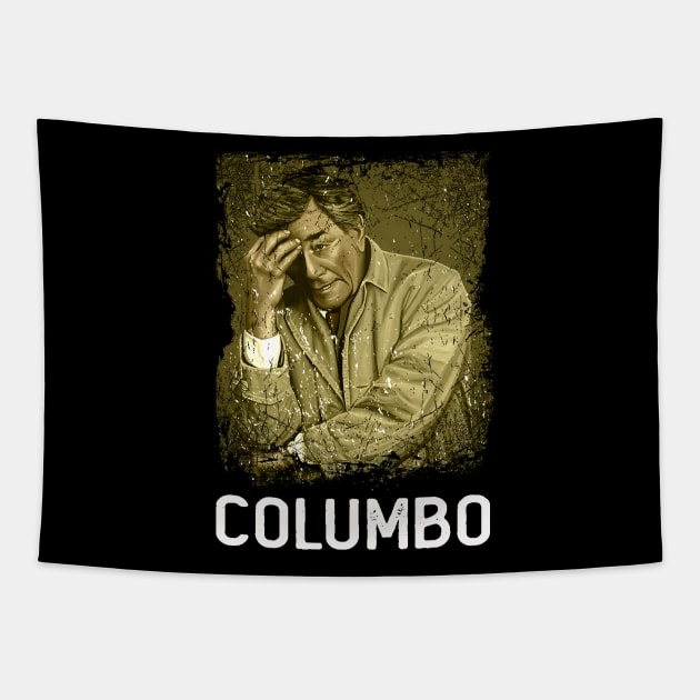 Columbo Unmasked Peter Falk's Unforgettable Investigator Tapestry by MakeMeBlush