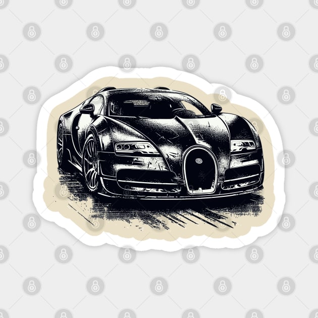 Bugatti Veyron Magnet by Vehicles-Art