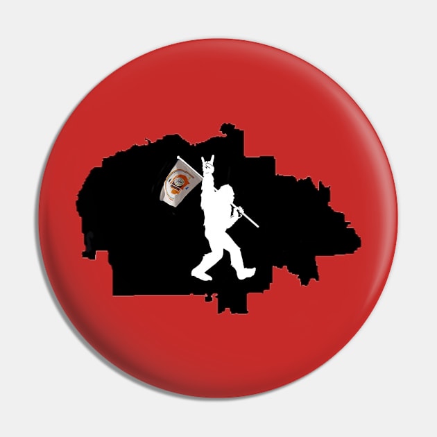 Squatchy Nation Pin by Native Graffix