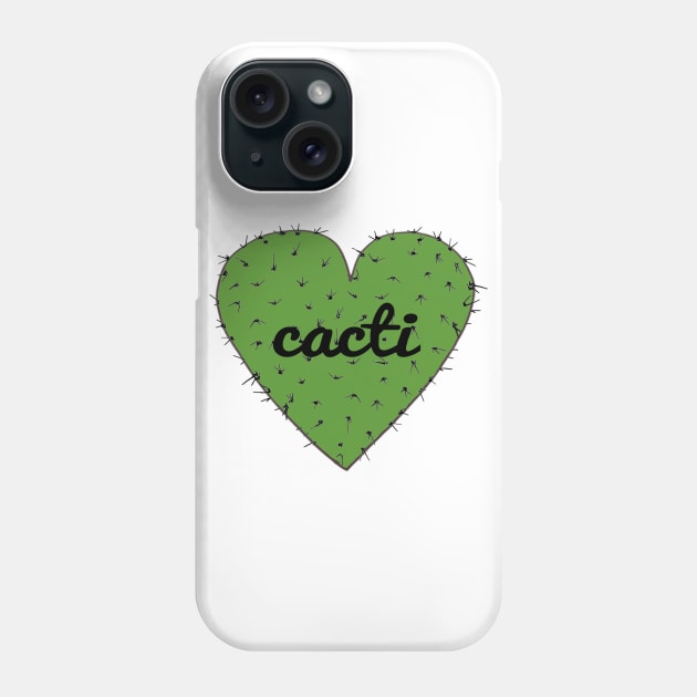 Cacti Love Phone Case by wanungara