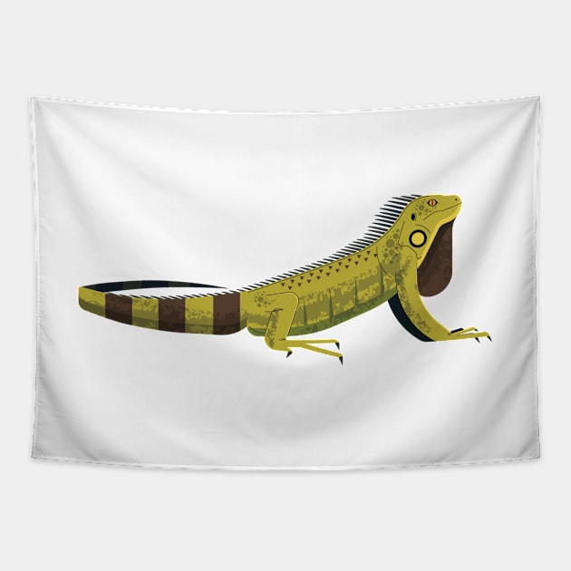 Iguana Tapestry by KC Happy Shop