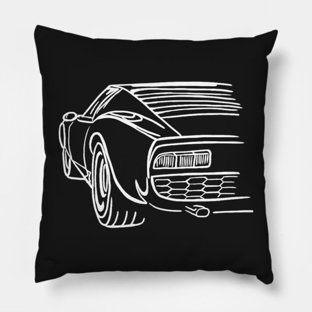 Lamborghini Muira Pillow by Aurealis