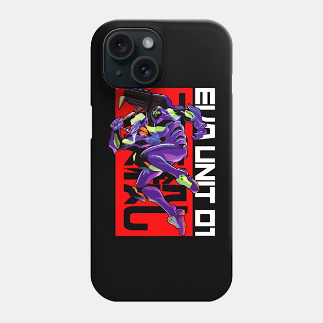 EVA 01 B Phone Case by ETERNALS CLOTHING