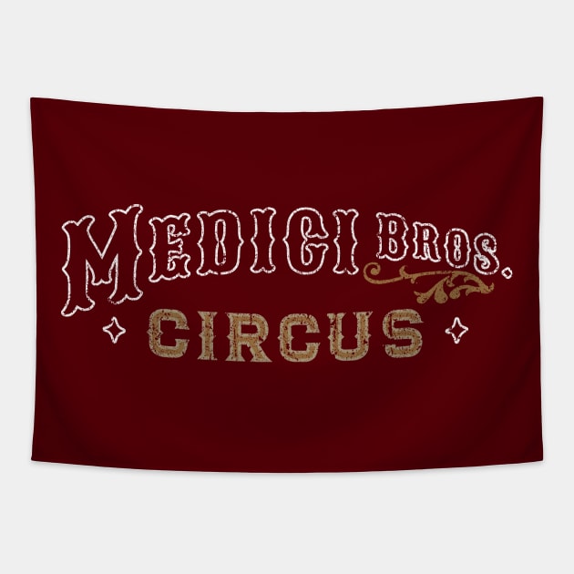 Medici Bros Circus (Variant) Tapestry by huckblade