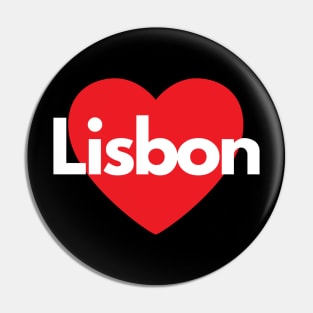 Love Lisbon (Lisboa, with Heart) Pin