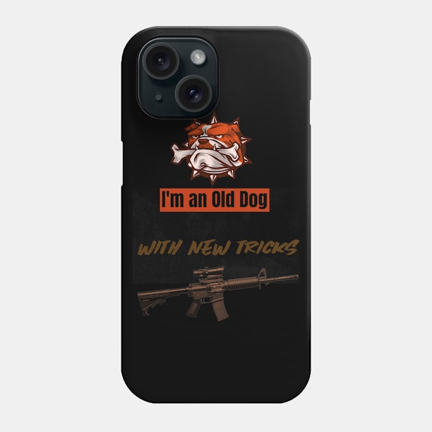 I'm an old dog with new tricks Phone Case by DiMarksales