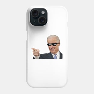 Joe Biden Finger gun - Deal with it - no background Phone Case