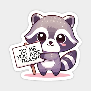 Cheeky Raccoon’s Funny Message Magnet