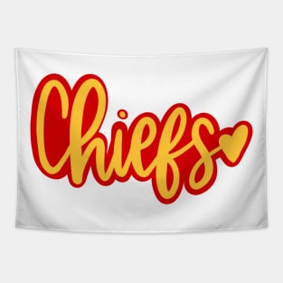 Chiefs Love Tapestry