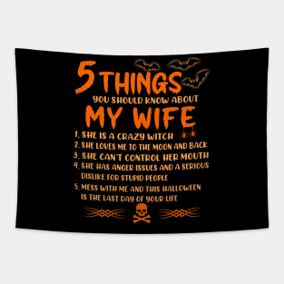 5 Things You Should Know About My Wife She Is A Crazy Witch Tapestry