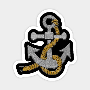 Gray Anchor and Rope Magnet