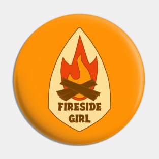 Fireside Girl Patch Pin