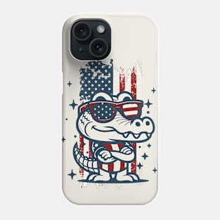 A Cool American Gator Phone Case