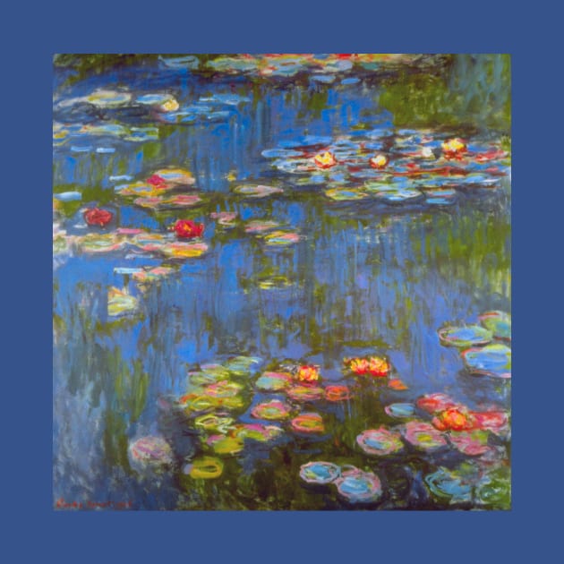 Waterlilies by Claude Monet by MasterpieceCafe