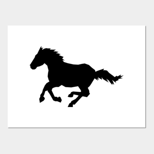 Horse Silhouette Horse Silhouette Posters And Art Prints Teepublic