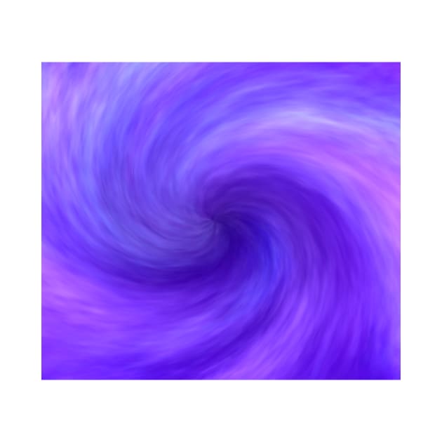 Purple Galaxy Wind Vortex by Art by Deborah Camp