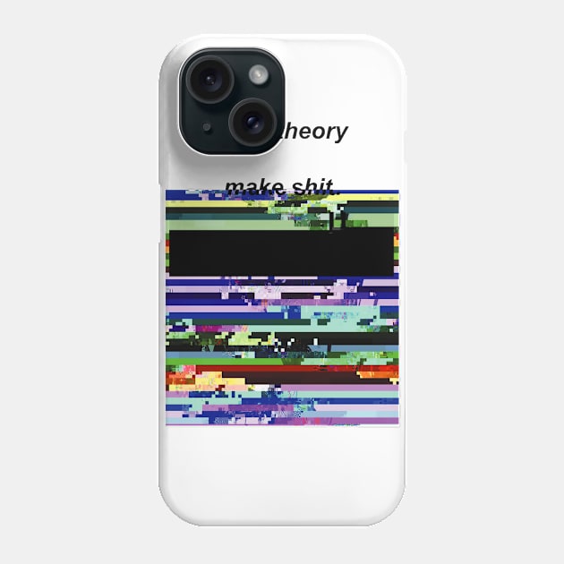 glitch theory Phone Case by orbix