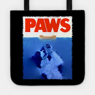 Border Beauty Collie PAWS, Urban Canine Couture Tee Triumphs Tote