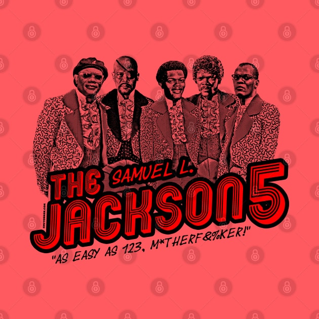 The Samuel L. Jackson 5 (Samuel L Jackson Band Shirt) by UselessRob