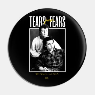 Tears retro music 80s Pin