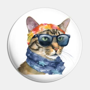 Cool Cat Pin