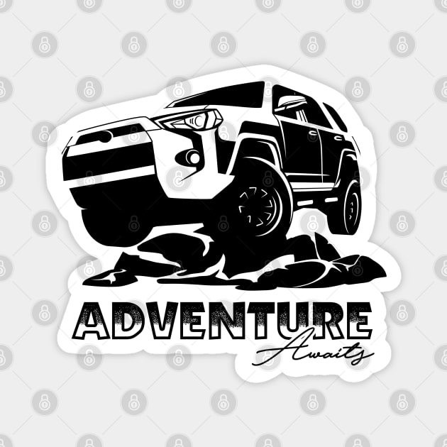 Adventure Awaits - Toyota 4Runner Magnet by CandyUPlanet