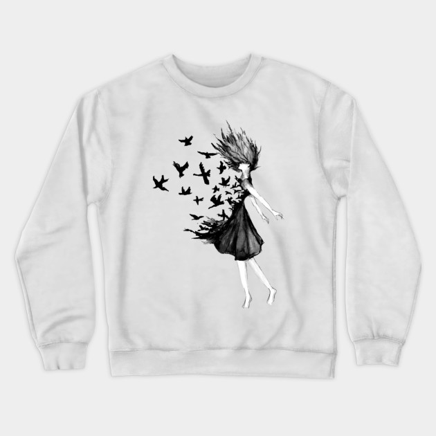 faded crewneck sweatshirt