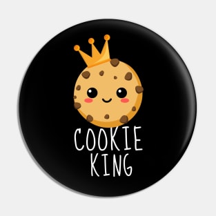 Cookie King Funny Pin