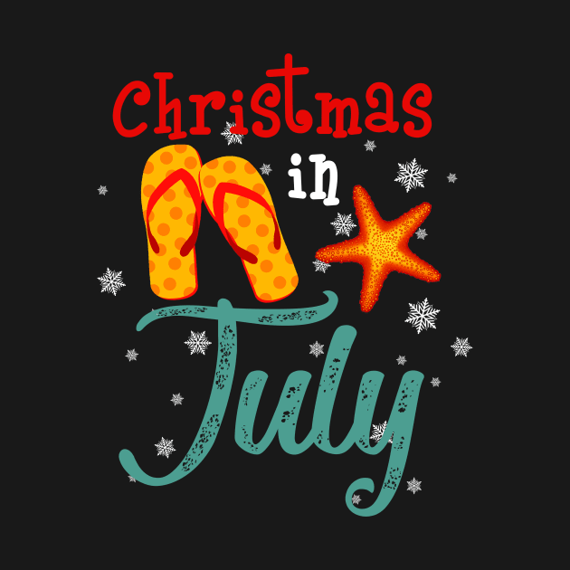 Christmas in July flip flop summer by Sauconmua Conlaigi99