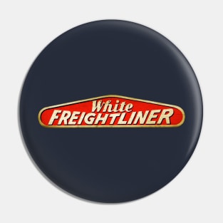 White Freightliner Pin