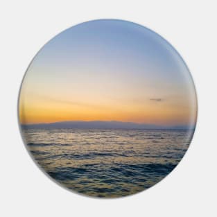 Sunset Above The Lake Horizon Pin