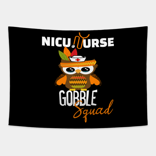 nicu nurse gobble squad Tapestry by DODG99