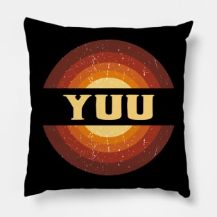 Vintage Proud Name Yuu Birthday Gifts Circle Pillow