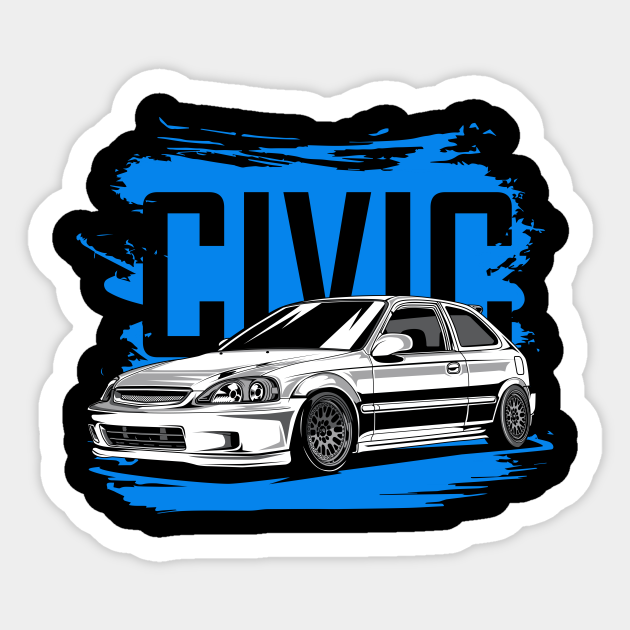 JDM-CIVIIC - Civic - Sticker