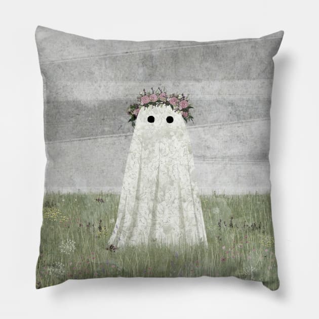 Walter Spring Meadow Pillow by KatherineBlowerDesigns