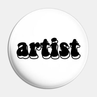 artist double shadow Pin