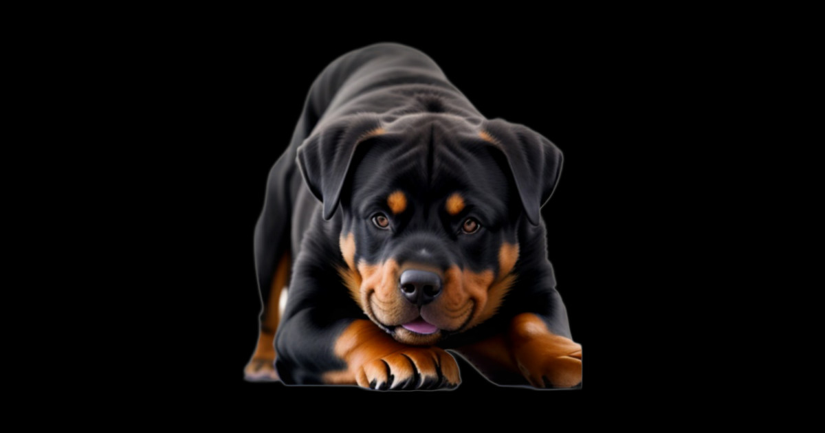 Rottweiler Ai - Rottweiler Ai Generated - Sticker | TeePublic