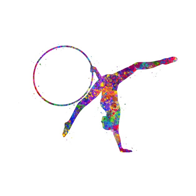 Rhythmic gymnastics hoop by Yahya Art