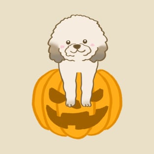 halloween pumpkin dog T-Shirt