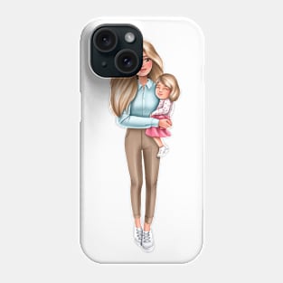 Mother with doughter Phone Case