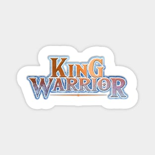King Warrior Wordmark Magnet