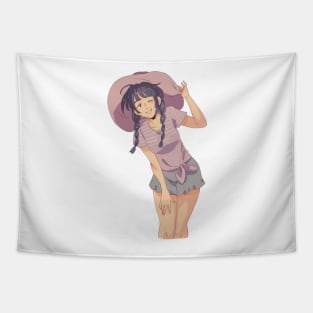 Beautiful Girl Art Tapestry