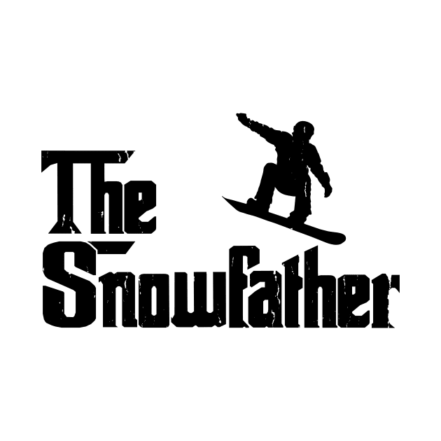 The Snowfather Funny Snowboarding Freestyle Snowboard Lover by Wakzs3Arts