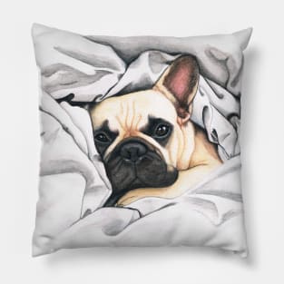 french bulldog - @MiudaFrenchie Pillow