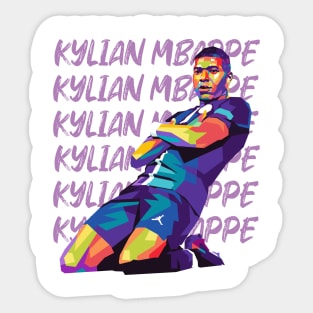 Sticker Mural Mbappe - Sticker Personnalisé Kylian Mbappe