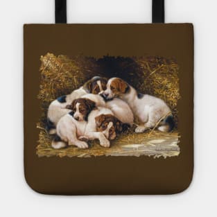 Litter of Beagle Pups Tote
